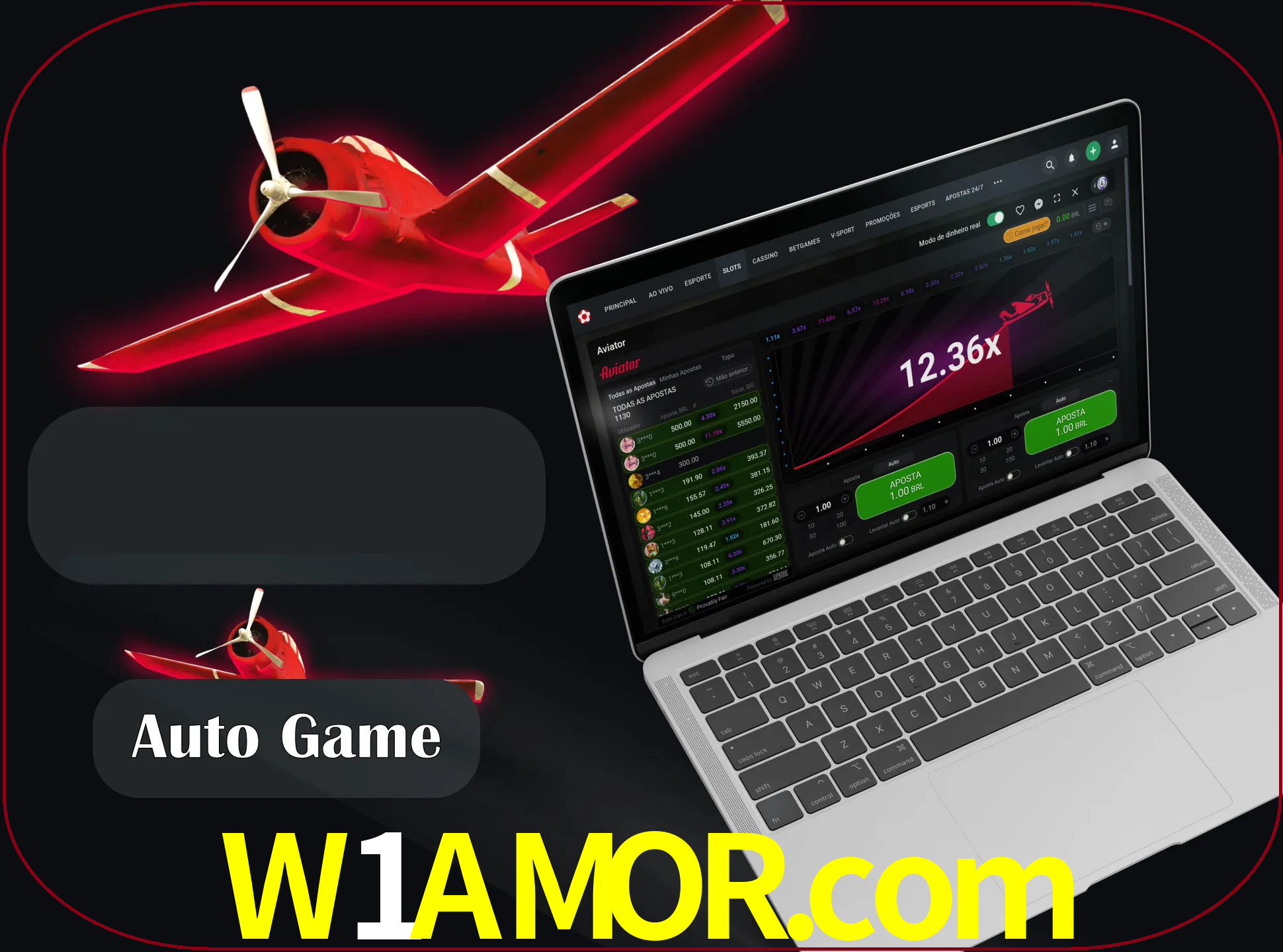 No modo automático, os jogos apostam e sacam seu dinheiro automaticamente.
