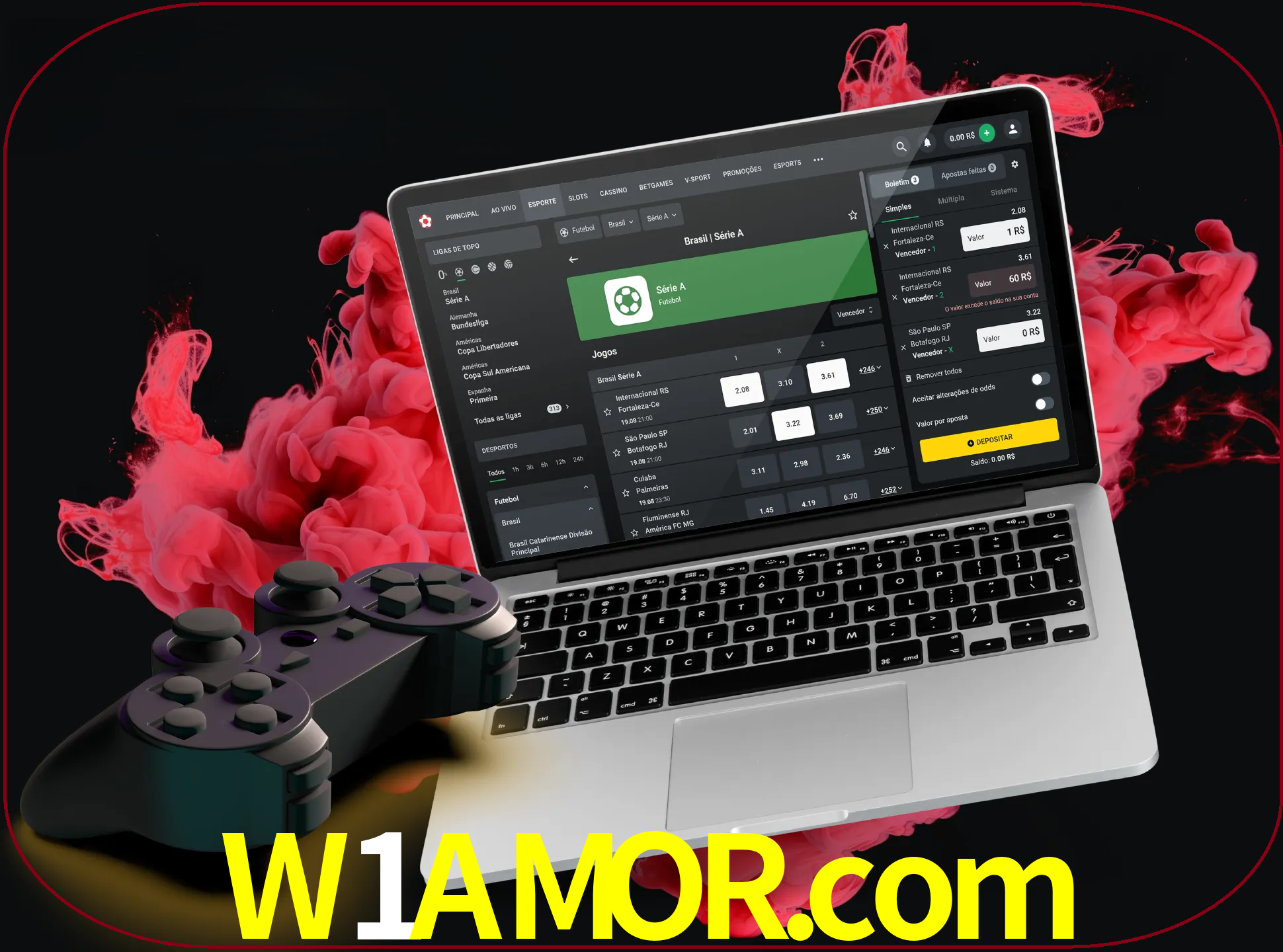 Visite a secção especial de jogos de vídeo em w1amor para descobrir em que jogos pode apostar e ganhar muito dinheiro.