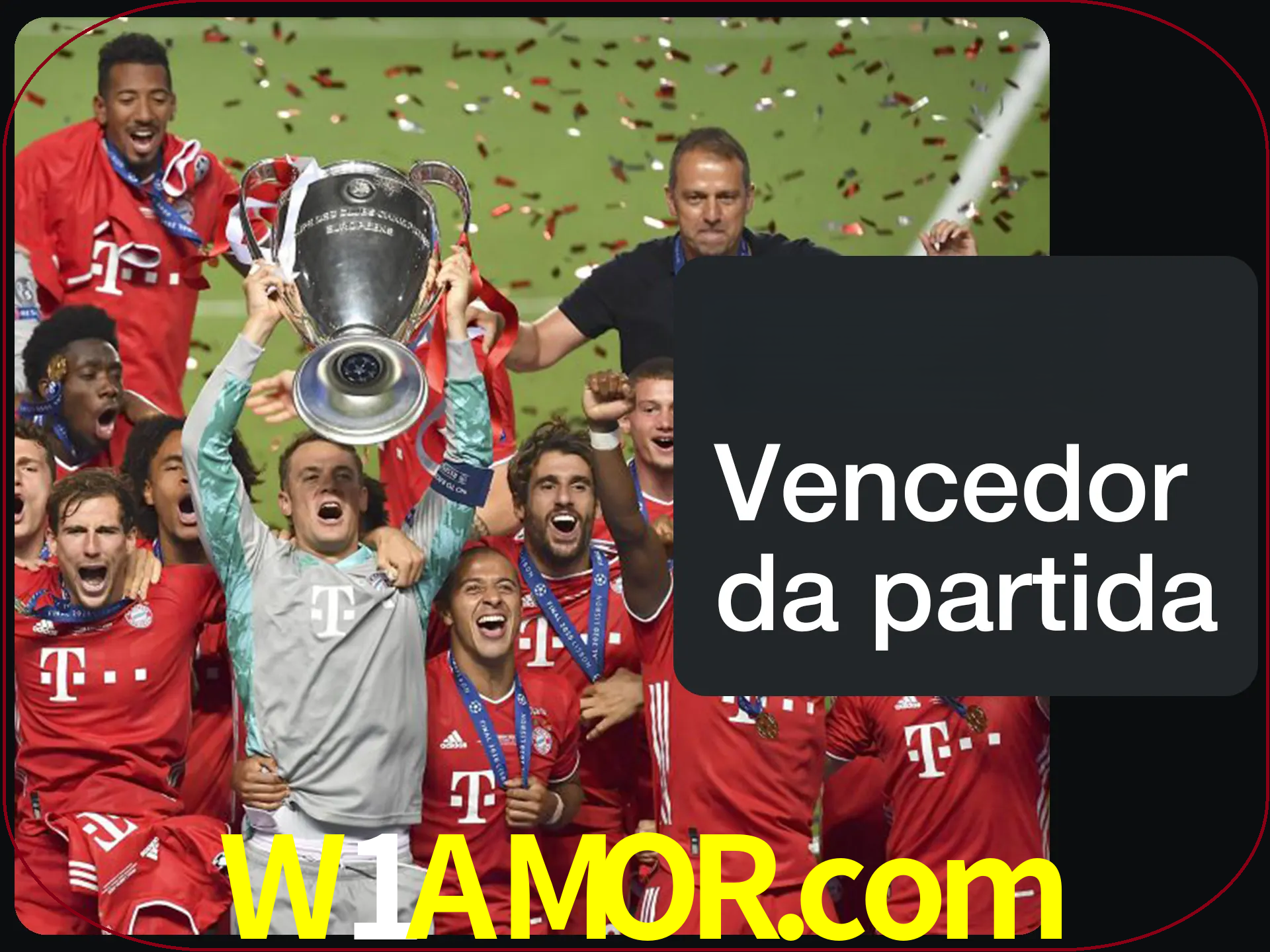 Aposte no vencedor e ganhe uma grande quantia de dinheiro.