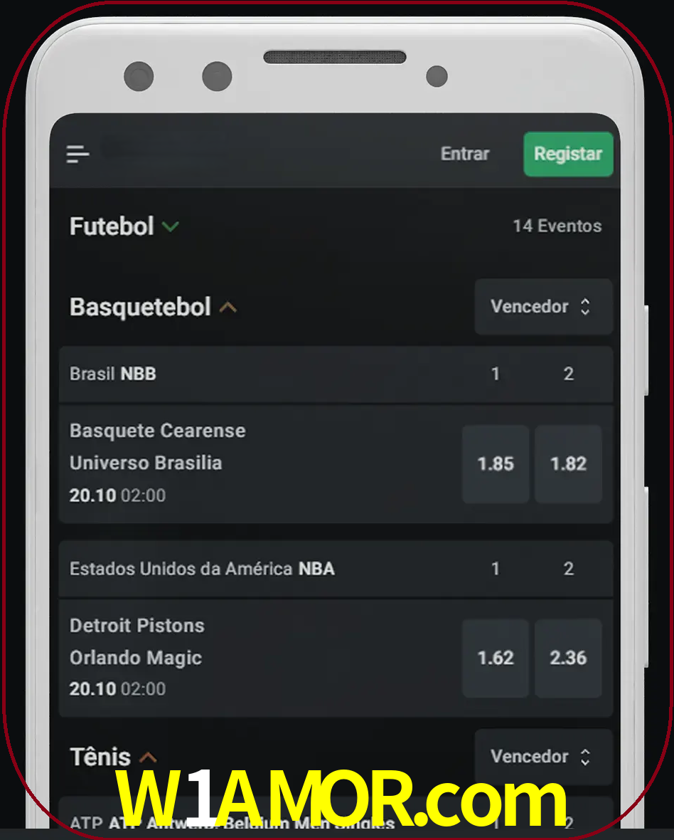Aposte e assista aos esportes em formato ao vivo.