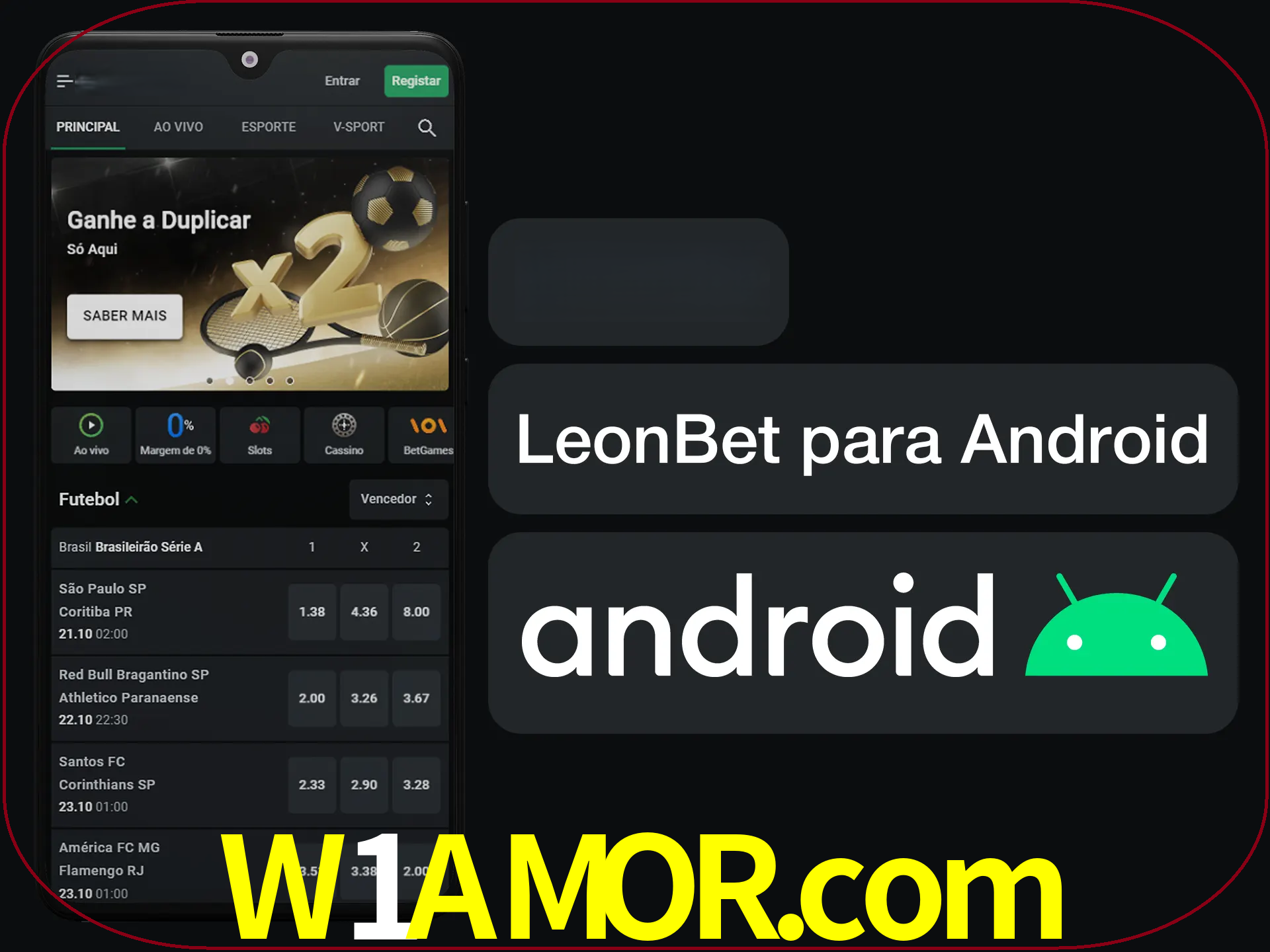 Adquira sua versão poket de LeonBet.