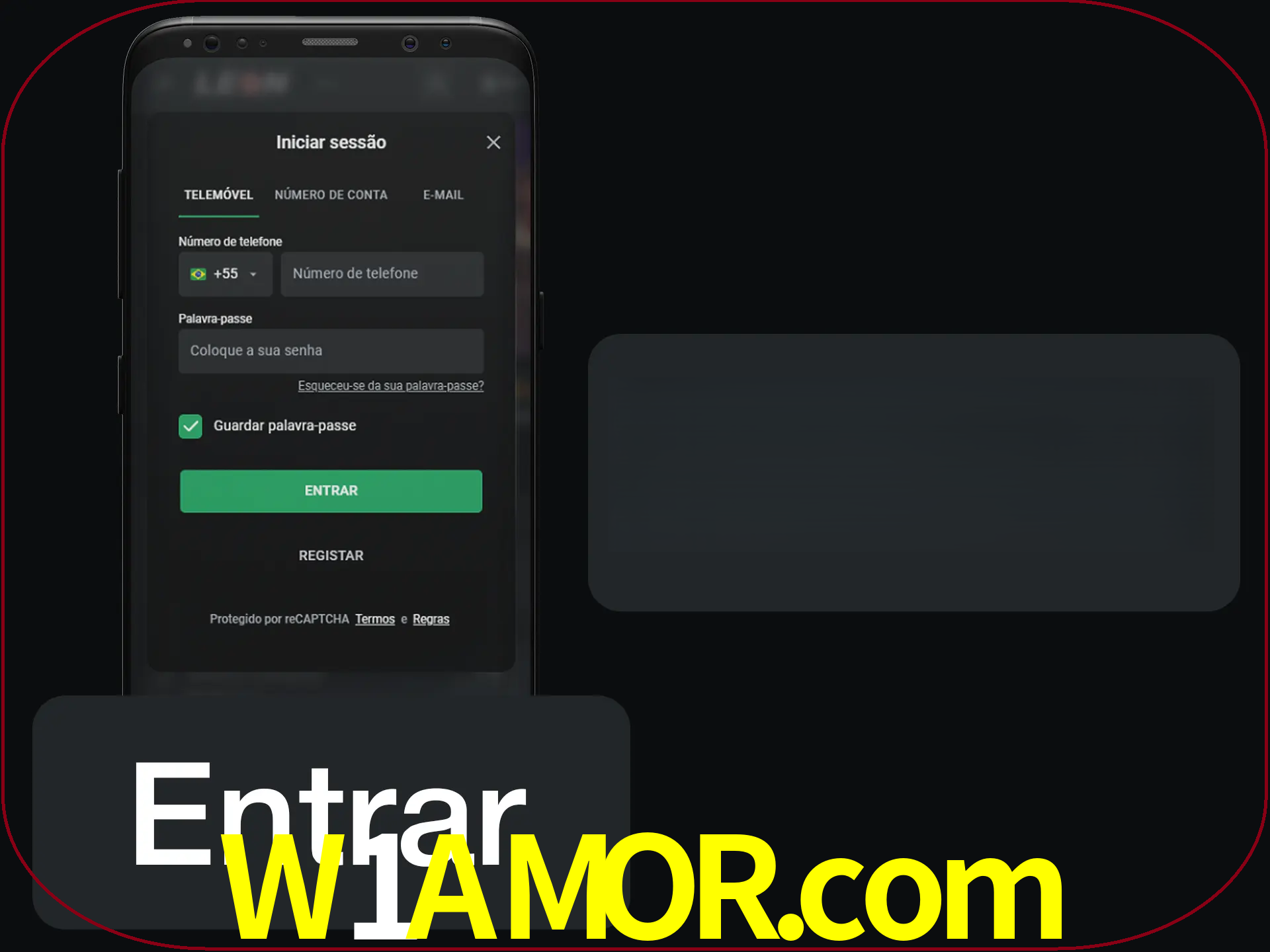 Faça o login para começar a apostar e jogar no cassino.